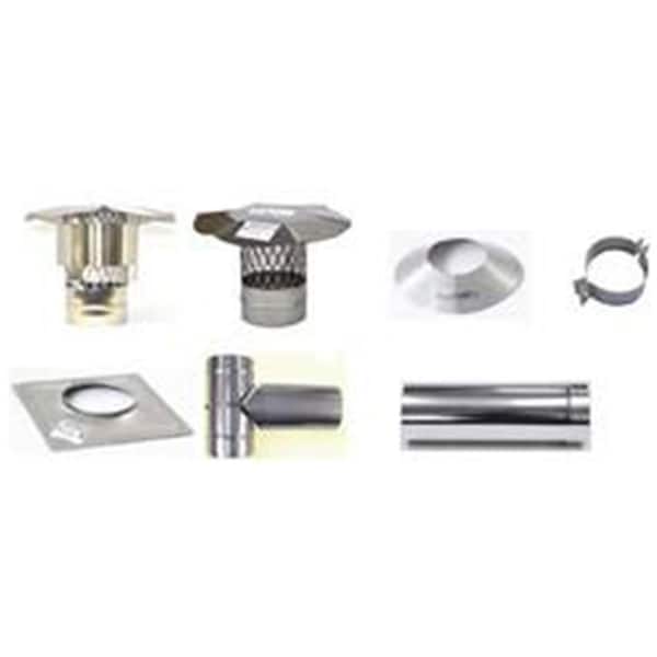 Fondo 12 in. Armor Flex 304L Stainless Steel Rigid Storm Collar FO1708791 - main